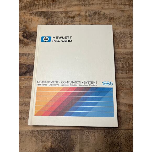 1985 Hewlett Packard Measurement Computation Systems Hardcover OEM - Picture 1 of 3